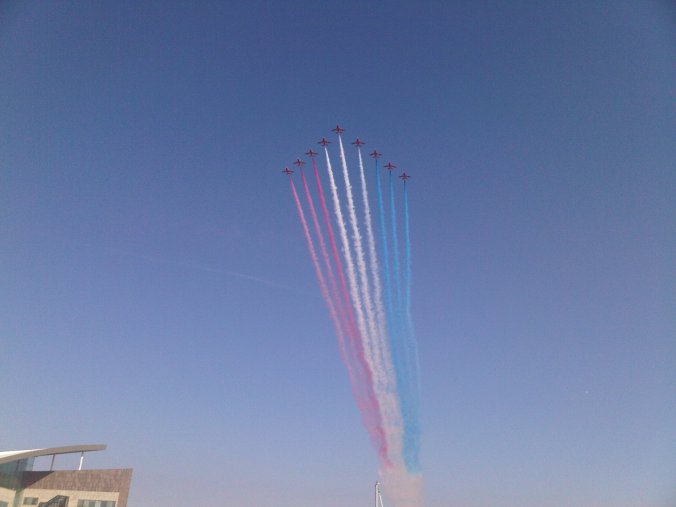 Red Arrows Cardiff Bay 